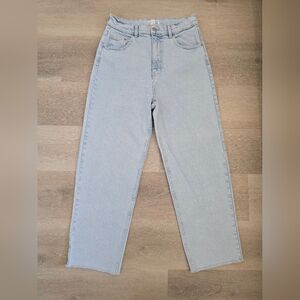 Ardene EightyTwo Denim Women’s Baggy Ample High Rise Jeans Light Wash Size 09